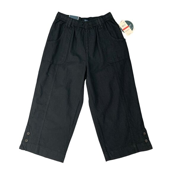 Karen Scott Capri Pants Womens XS Extra Small Comfort Waist Pull On Gaucho *READ - Picture 1 of 12